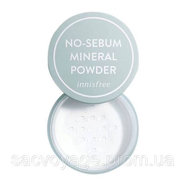 АКЦІЯ!!! Безбарвна матуюча мінеральна пудра розсипчаста Innisfree No Sebum Mineral Powder Корея 5г 040504 фото