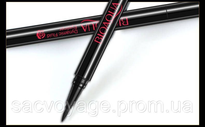 Подводка фломастер для глаз Bioaqua Dynamic Fluid Eyeliner черный 2мл 040002 фото