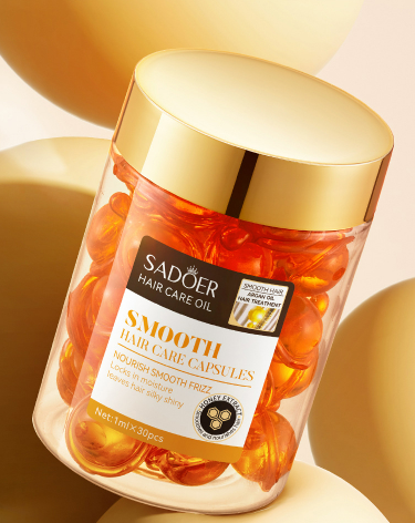 Набір капсули для волосся SADOER Hair Care Argan Oil з олією марокканського горіха жожоба медом та кератину  30 штук 01404015 фото
