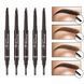 Олівець для брів із щіточкою механічний Drawing Eye Brow brown, коричневий 03 0120107 фото 2