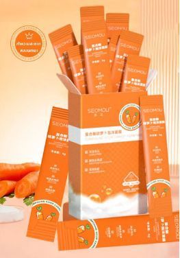 Очищувальна бульбашкова маска з екстрактом моркви Sadoer  compound sour carrot foam mask 1 шт.4мл 0103022 фото