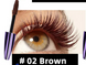 Туш для вій MAXFINE 5D MASCARA EXTREME BIG VOLUME LASH 02 коричньова з ефектом 5D, 10мл 0402012 фото 3