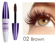 Туш для вій MAXFINE 5D MASCARA EXTREME BIG VOLUME LASH 02 коричньова з ефектом 5D, 10мл 0402012 фото 1