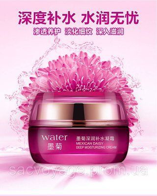 Крем для обличчя BIOAQUA Water Mexican Daisy Deep Moisturizing Cream з екстрактом хризантеми зволожуючий 50мл 0302024 фото