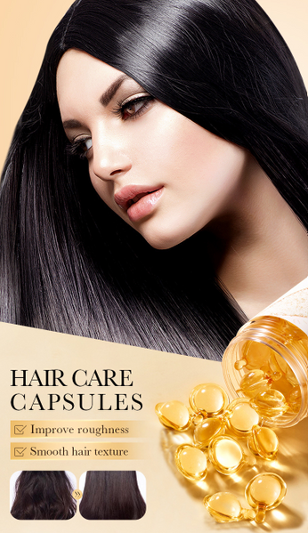 Набір капсули для волосся SADOER Hair Care Argan Oil з олією марокканського горіха жожоба прополісу та кератину  30 штук 01404021 фото