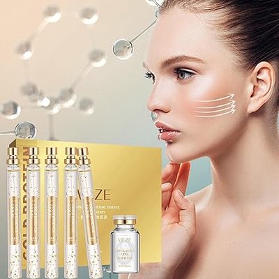 VEZE GOLD PROTEIN PEPTIDE ESSENCE COMBINATION Набір сироваток + колагенові нитки для підтяжки обличчя 0203000 фото