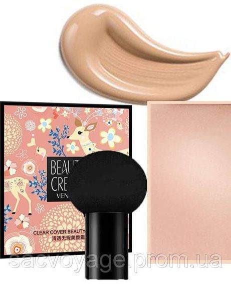 АКЦИЯ!!! Тональный кушон 01 натуральний Veze Clear Cover Beauty Linasi 20мл 040408 фото