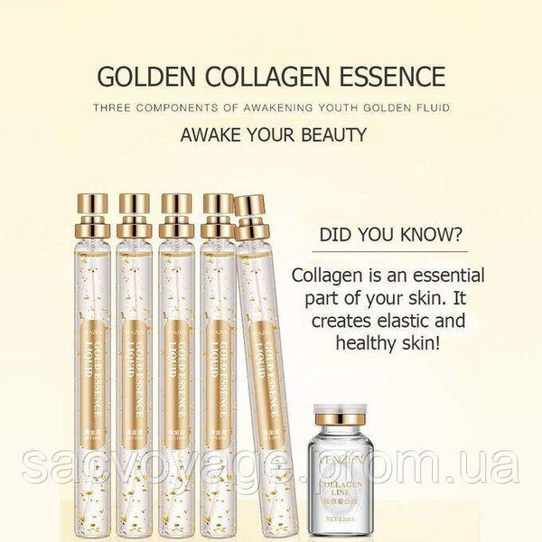 VEZE GOLD PROTEIN PEPTIDE ESSENCE COMBINATION Набір сироваток + колагенові нитки для підтяжки обличчя 0203000 фото