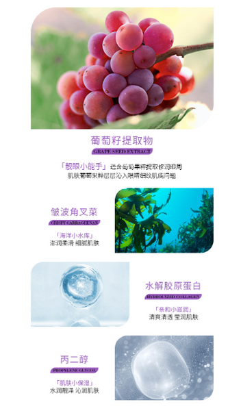 Набір гідрогелеві патчі з олією виноградних кісточок Siayzu Grape Seed Moist Eye Mask 60 штук 0501020 фото