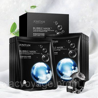 Киснева маска для обличчя JOMTAM BUBBLE MASK ABSORB PORE, 25 г 0102040 фото