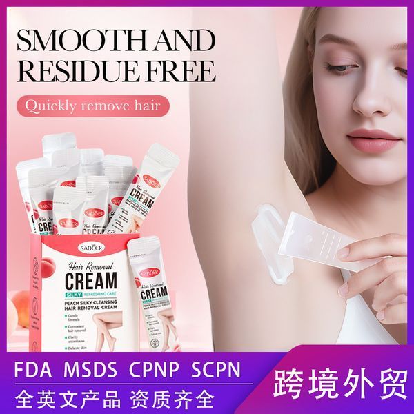Крем SADOER  Hair Removal CREAM SILKY REFRESHING CARE PEACH CLEANSING HAIR REMOVAL 4мл 0140502 фото