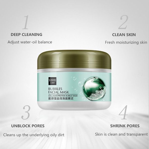 Кислородная пузырьковая маска для лица Senana Bubbles Facial Mask 100мл 010302 фото