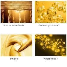 Есенція з фільтратом секрету равлика та нанозолотом VEZE Golden Snail Serum repair serum 100мл 0202006 фото