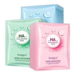 Тканевая маска Images Hyaluronic Acid Condensate Water Facial Mask с гиалуроновой кислотой и водорослями 25г 0102041 фото