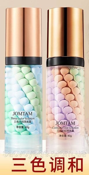 База під макіяж для обличчя триколірна jomtam 3в1 0403041 фото