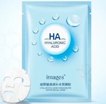 Тканевая маска Images Hyaluronic Acid Condensate Water Facial Mask с гиалуроновой кислотой и водорослями 25г 0102041 фото