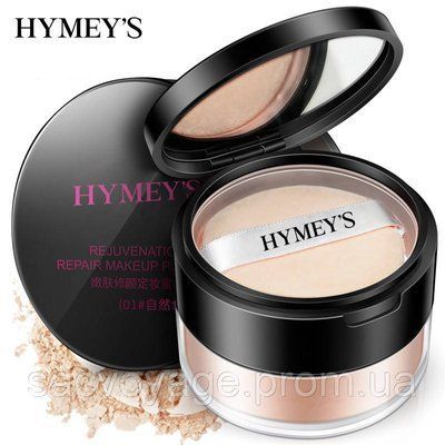Фінішна розсипчаста шовковиста пудра Hymey`s rejuvenation repair MakeUp powder тон 01 натуральний 15г 040503 фото