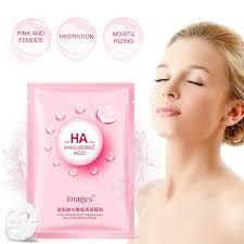 Маска тканевая с гиалуроновой кислотой и радиолой розовой Images HA Tender and Delicate Facial 25г 0102005 фото