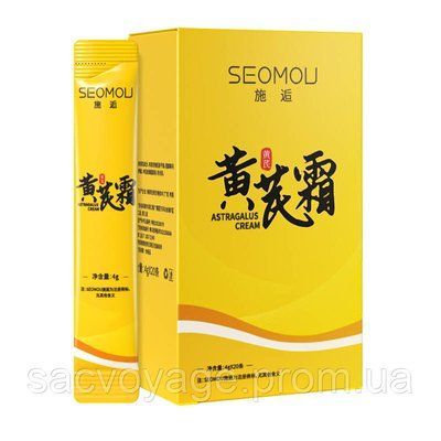Крем для обличчя Seomou astragalus cream з астрагалом зволожуючий 4мл 20 шт. 0302030 фото