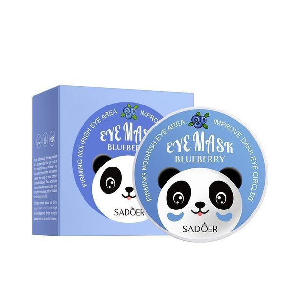 Патчі гідрогелеві омолоджуючі SADOER Blueberry Eye Gel Mask з екстрактом чорниці 0501032 фото