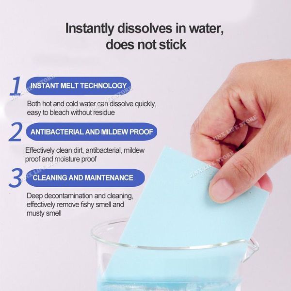АКЦІЯ!!! Багатофункціональні пластини для прибирання та миття XIAOJING Multi effect flool cleaning slice 50 штук 0120204 фото