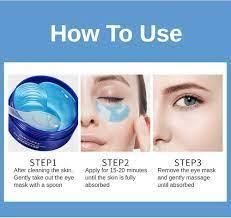 Гідрогелеві патчі з колагеном медузи та мідними пептидами Bioaqua Blue Copper Peptide Essence Eye Mask 0501005 фото