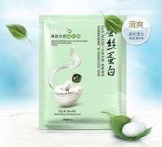 Тканинна маска з протеїнами шовку One Spring Silk Mask від пігментації 30г 010207 фото