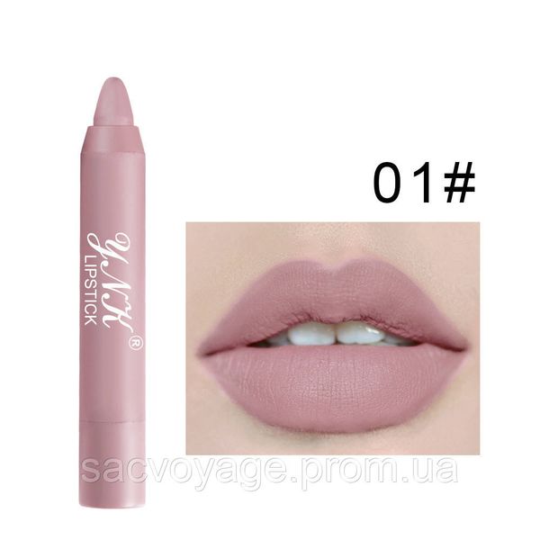 АКЦИЯ!!! Матовая водостойкая помада – карандаш для губ Waterproof Matte YNK just a tint lip Crayon тон 01 0409013 фото