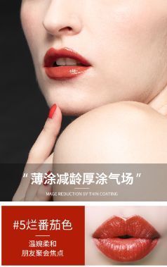 Оксамитова матова помада для губ Images CHARM SILKY LIPSTICK тон 5 sherry&nbsp;red - червоно - морквяний 3.8г 0409014 фото