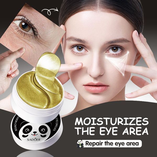 Патчі гідрогелеві омолоджуючі SADOER Caviar Extract Eye Gel Mask з екстрактом ікри 0501035 фото