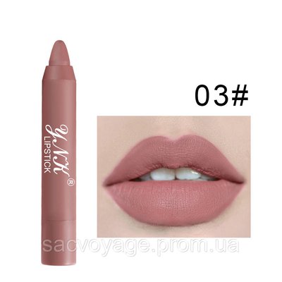 АКЦИЯ!!! Матовая водостойкая помада – карандаш для губ Waterproof Matte Misty Lipstick Lasting Crayon тон 03 0409020 фото