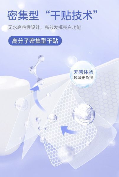 Для освітлення Menglan Jiaoyue ADVANCED TEETH WHITENING STRIPS від зубного нальоту зі смаком сакури 1 пара 0150203 фото