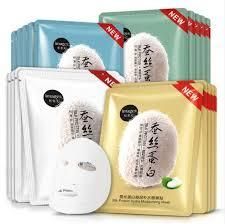 Тканевая маска питательная с шелком Images Silk Protein Penetration Beautiful Mask 30г 010209 фото