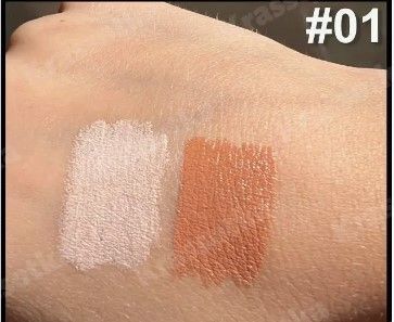 Олівець для контурінгу обличчя двустороній 2 в 1 Lameila colour geomety Contouring Stick тон 01 натуральний 040606 фото