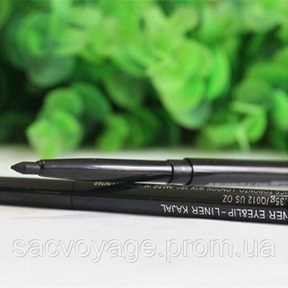 Механический карандаш для глаз Cosmetic pencil в черном корпусе, waterproof, черный 4г 040106 фото