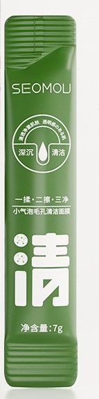 Пузырьковая маска с экстрактом центеллы Seomou smaii bubble pore cleansing mask 7мл 0103016 фото