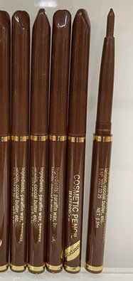Механічний олівець для очей Cosmetic pencil у коричневому корпусі, waterproof, коричневий 4г 040107 фото
