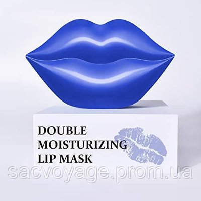 Патчи для губ Bioaqua Blueberry Moisturizing Lip Mask с черникой 20 штук 050205 фото