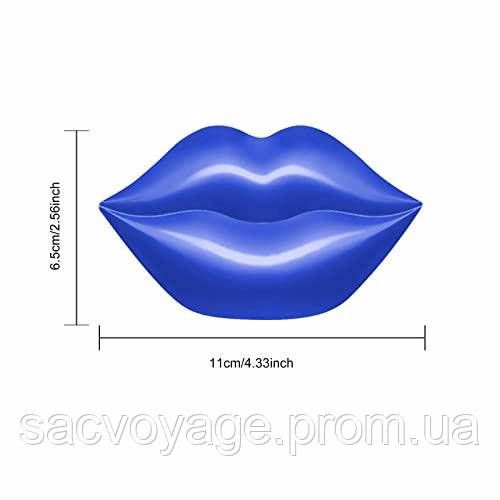 Патчі для губ Bioaqua Blueberry Moisturizing Lip Mask з чорницею 20 штук 050205 фото