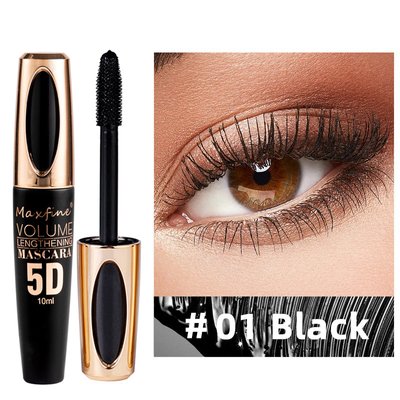 Туш для вій MAXFINE 5D MASCARA VOLUME LENGTHENING чорна з ефектом 5D 10мл 040206 фото