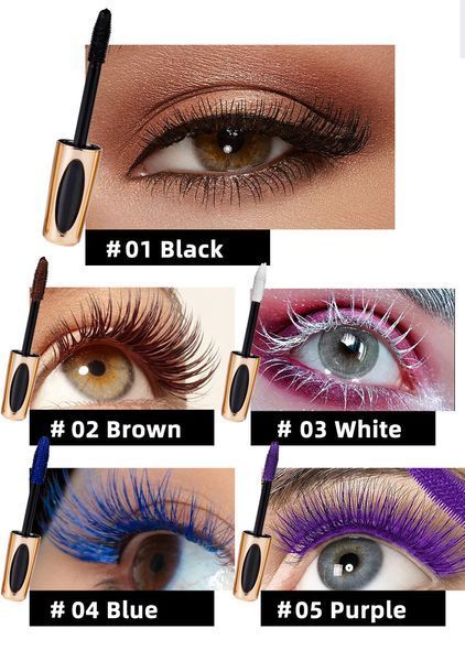 Туш для вій MAXFINE 5D MASCARA VOLUME LENGTHENING чорна з ефектом 5D 10мл 040206 фото