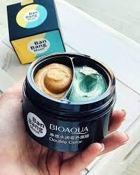 Маска для лица двойная очищающая и питательная BIOAQUA Ban Bang Mask, 50г+50г 010305 фото