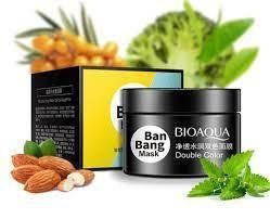 Маска для обличчя подвійна очищувальна та поживна BIOAQUA Ban Bang Mask, 50г+50г 010305 фото