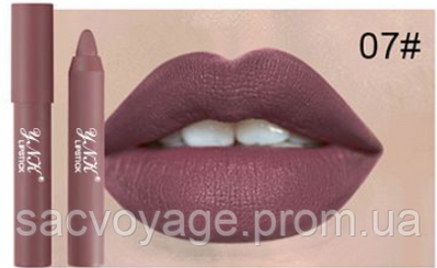 АКЦІЯ!!! Матова водостійка помада - олівець для губ Waterproof Matte Misty Lipstick Lasting Crayon тон 07 0409024 фото