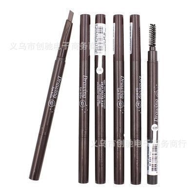 Олівець для брів із щіточкою механічний Drawing Eye Brow, світла кава 02 040109 фото